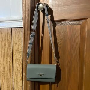 Green Anne Klein crossbody purse